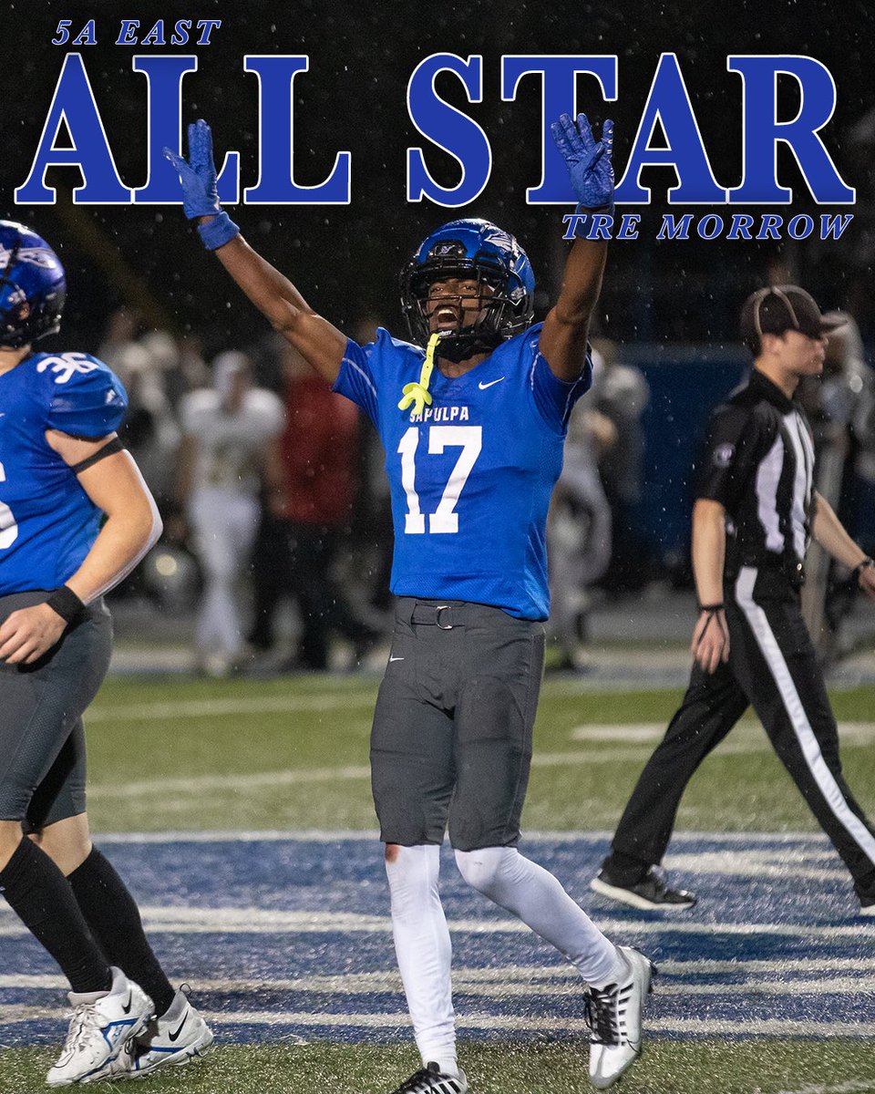 CONGRATS TO 5A EAST ALL STAR WIDE RECEIVER TRE MORROW!!! <a href="/Tr3cantshoot/">Tre Morrow</a>