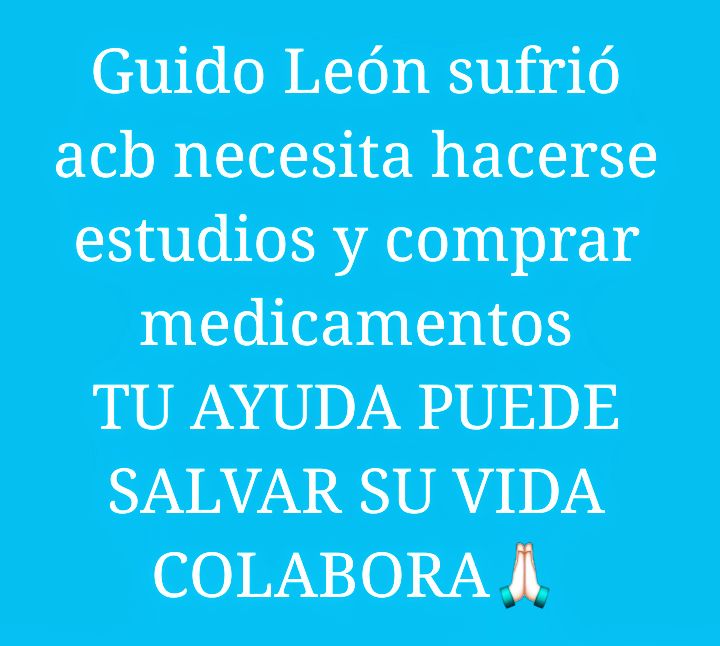 Ricura693's tweet photo. El día de ayer Guido León sufrió una ACV.   Compañero combativo y luchador incansable. Se encuentra recluido en el hospital José Gregorio Hernández 
Cada granito cuenta 
Pago móvil
Mercantil 04125917729
9932102 https://t.co/eAGPZ4CrZ9