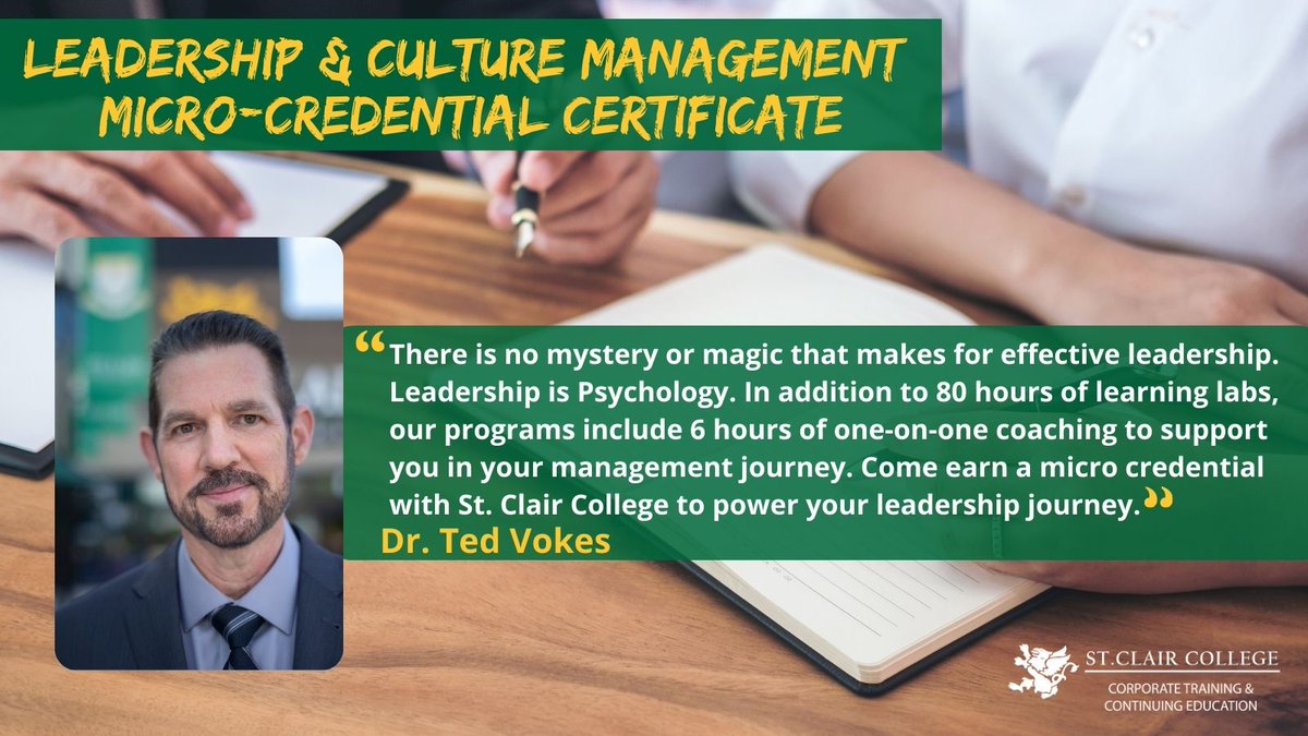 Get started today with our Leadership and Culture Management Micro-credential Certificate now beginning February 1st!

Register now:
bit.ly/3RSVge1