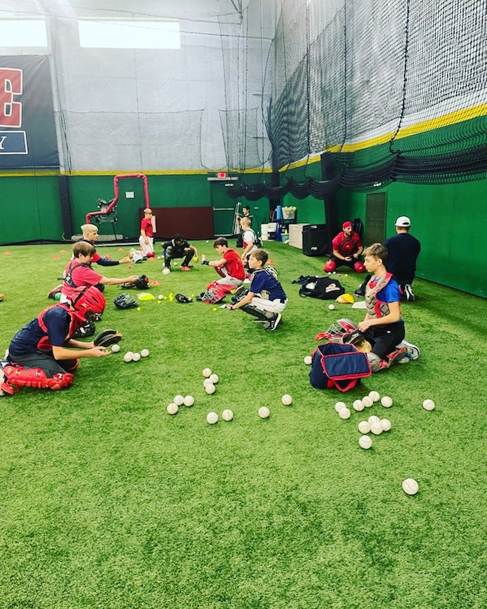 IB_BaseballRVA's tweet photo. Thank you to Fredericksburg Nationals manager, Jake Lowery, for running our catching clinic this winter! We’re lucky to have the best in the business to help our catchers get better! Thanks to all who participated! #IB4L @Jake_Lowery3 https://t.co/BRRGuVWHjY