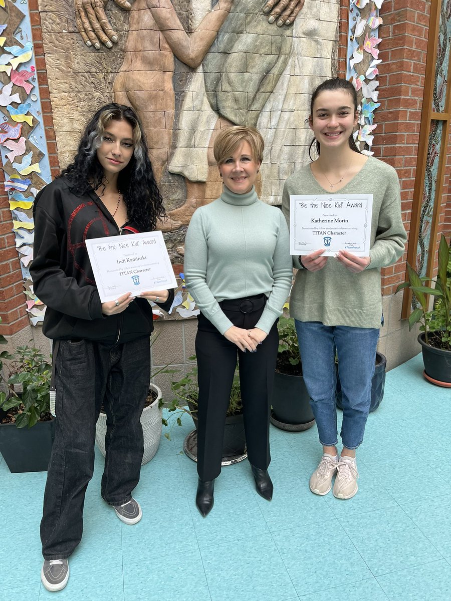 MotherTeresaHS's tweet photo. The last couple of weeks we’ve recognized and celebrated these very deserving recipients of the Titan Character Award. Each of these students has made a positive impact on our school community in their own way! @OttCatholicSB #TitanProud #BeCommunity https://t.co/Wfp9P4lAzg