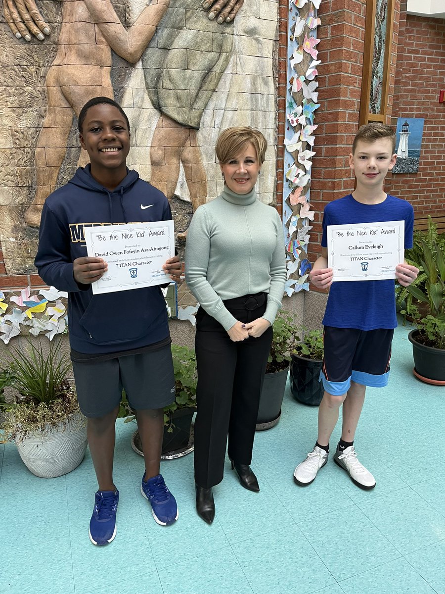 MotherTeresaHS's tweet photo. The last couple of weeks we’ve recognized and celebrated these very deserving recipients of the Titan Character Award. Each of these students has made a positive impact on our school community in their own way! @OttCatholicSB #TitanProud #BeCommunity https://t.co/Wfp9P4lAzg