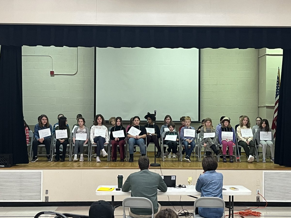 WaukazooWO's tweet photo. @WaukazooWO is having a day! 3rd graders celebrated Michigan’s birthday with a Michigan product breakfast, the annual Spelling Bee was held, and the Kinder Showcase is tonight! Gotta love a big day! #GoWO #GoWZ https://t.co/hfzu6NISTA
