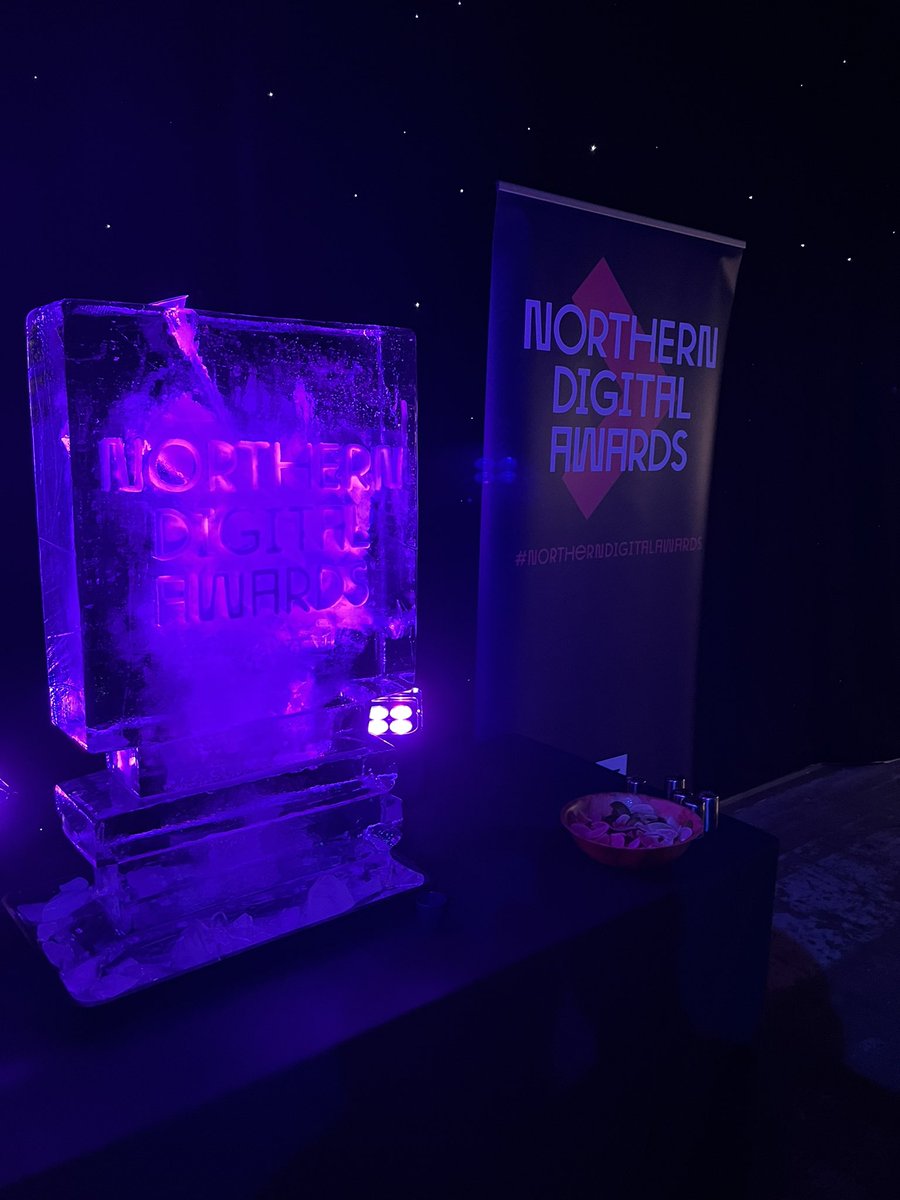 Wish us luck! @dontpanicevents #NorthernDigitalAwards
