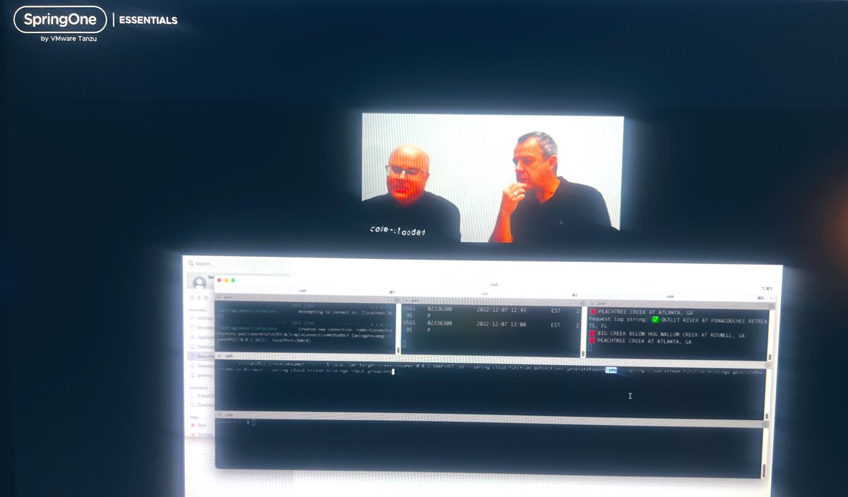 Consuming streams properly while kayaking 🛶 ? Nothing is impossible using the right tools <a href="/springcloud/">Spring Cloud</a> <a href="/SpringOne/">SpringOne</a> Yet another impressive session!