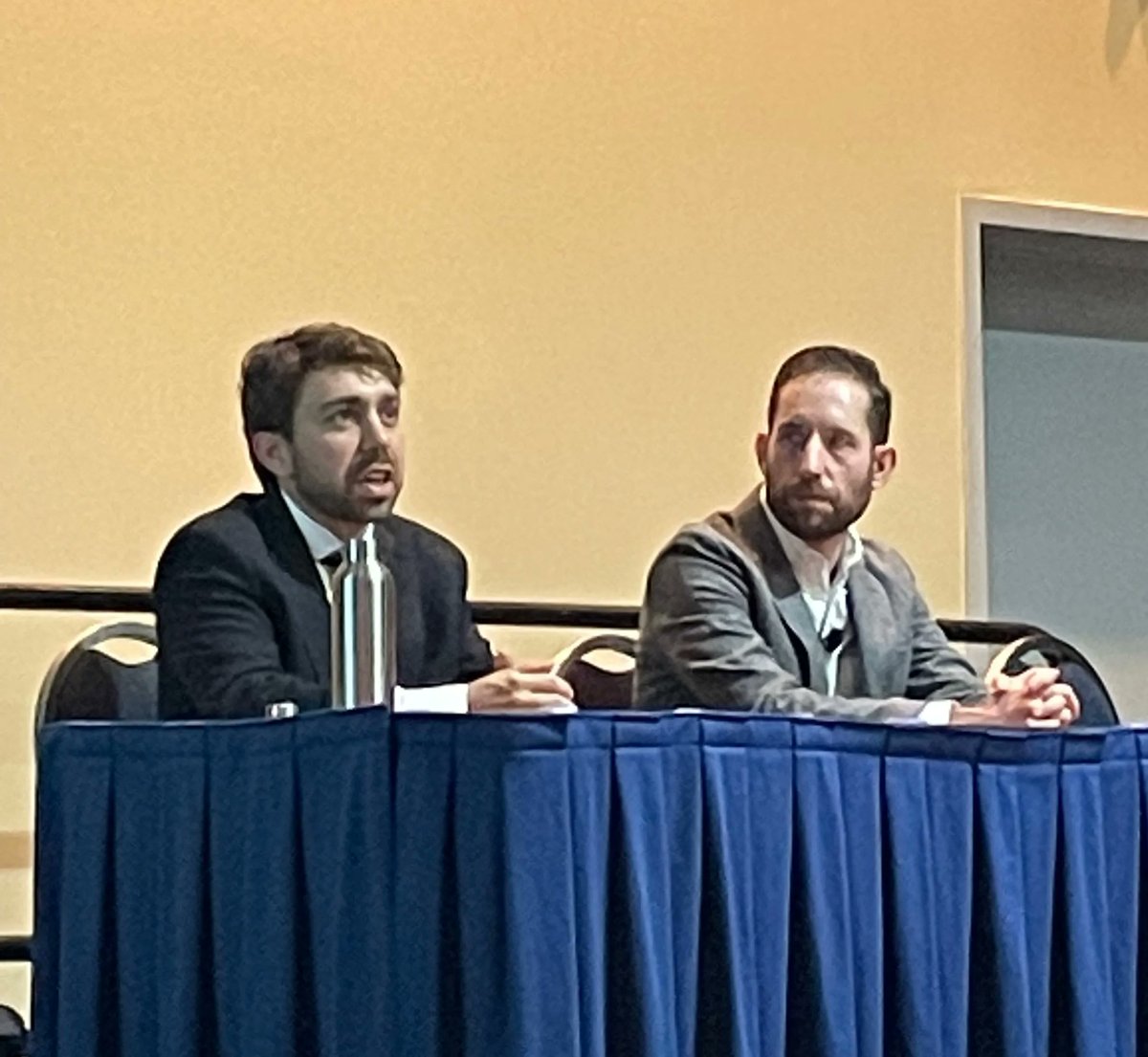 CALSTART's tweet image. You may have heard about #EVs returning their charge to the grid - but that's just a part of #EVcharging as a service. 

CALSTART's Ben Mandel joined @NREL's Jesse Bennett at @USGSA's #FedFleet 2023 to discuss different ownership models, bidirectional charging, and more.