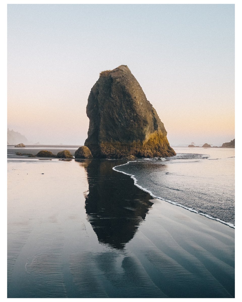 Calm evening on the coast