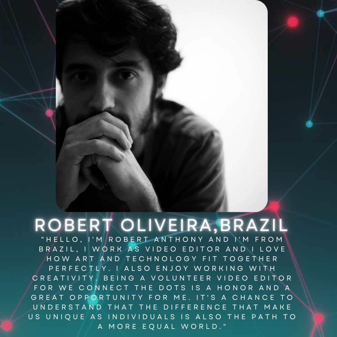Meet Robert Olivera! We Connect The Dot's Volunteer and Supporter who has helped enable students to explore new careers in Science, Technology, Engineering, Arts, and Math.