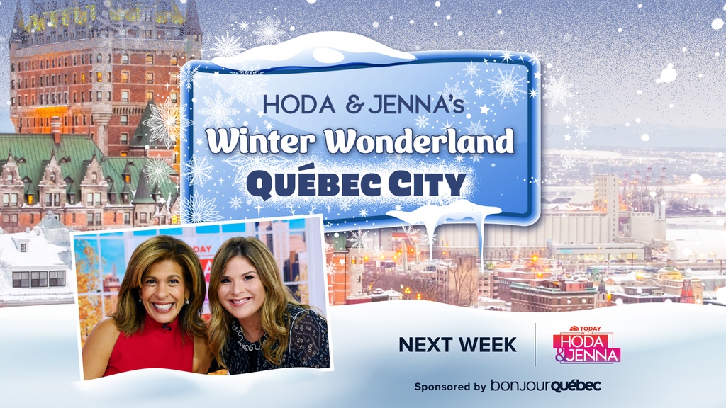 LetsSiPP's tweet photo. Tune into @hodaandjenna on NBC, Thurs. 2/2 &amp; Fri 2/3 as the iconic daytime duo experiences French-Canadian cooking, tours the city streets, and even tries tobogganing Québec City. Sponsored by Bonjour Québec.

#QuebecCity #BonjourQuebec #WinterFun #PRLife #LetsSiPP https://t.co/NeE1o6ZVbl