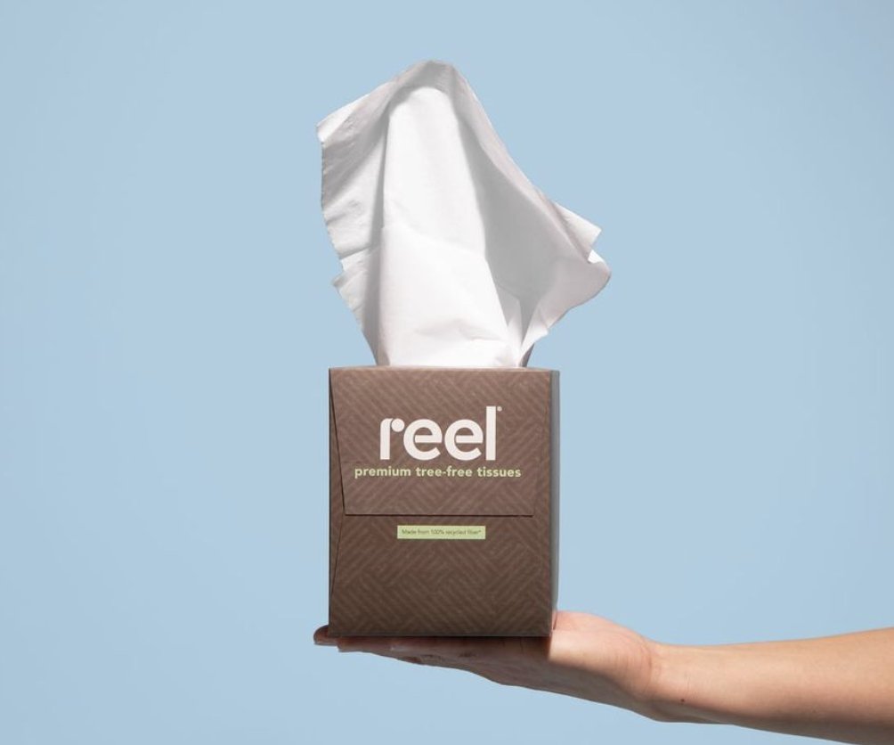 We're excited to share that <a href="/reelpaperco/">Reel</a> has expanded to facial tissues, made from 100% recycled fibers. These soft and durable eco-friendly tissues have been designed to be gentle on your face, while strong enough to handle sneezes, sniffles, &amp; more. #reelpaper #GreenPark