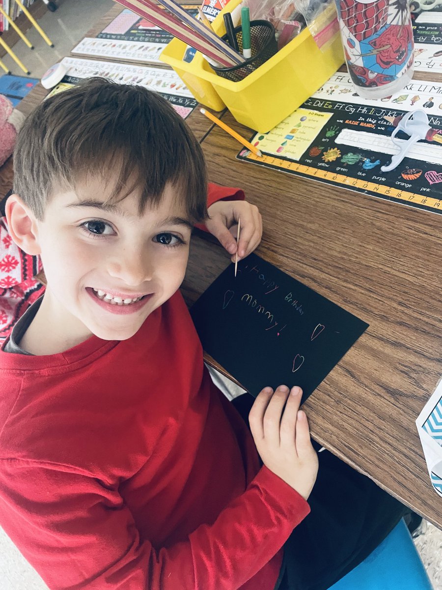 talagators's tweet photo. Pajamas, stuffies and scratch art to celebrate our positive choices and perseverance in January! Great job talagators! #tgproud https://t.co/NFmG9ItsBb
