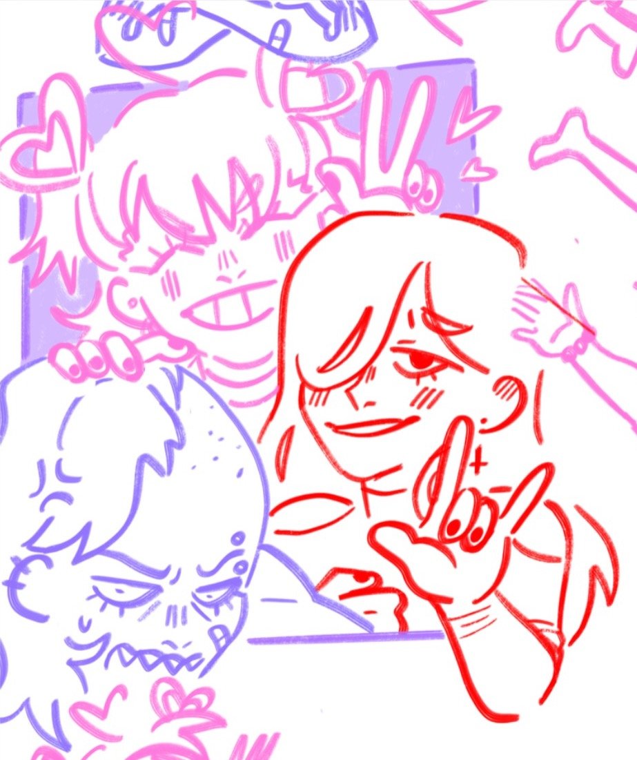 KPs_ketch's tweet photo. LAS AMO!!😭
#kapyoc
Pink = Ayami (she/her)
Red = Mizuki (she/her)
Blue = Kotone (¿¿she/her??)
They are sisters, triplets
Pd: He usado una plantilla d Pinterest
(Por si acaso)
#oc #procreate #sketch #kapyart https://t.co/oU6NFo9nIF