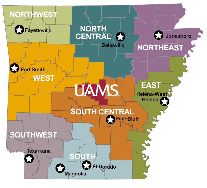 By 2029, @UAMShealth plans to turn AR into the healthiest state in the region through education, access to world-class clinical care + innovative research. Read more about plans for clinical expansion, statewide health improvement: bit.ly/3DkLQmK. #philanthropymatters