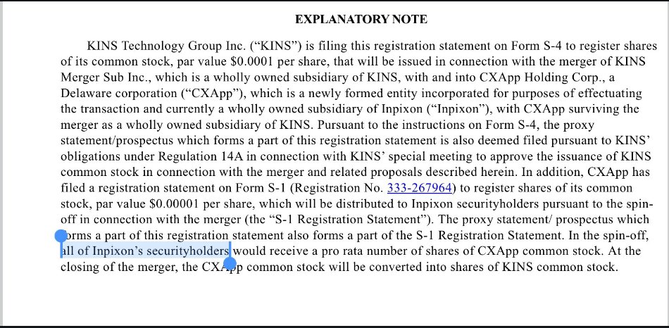 $INPX just by holding shares, you will recieve free shares from an AI startup $BZFD