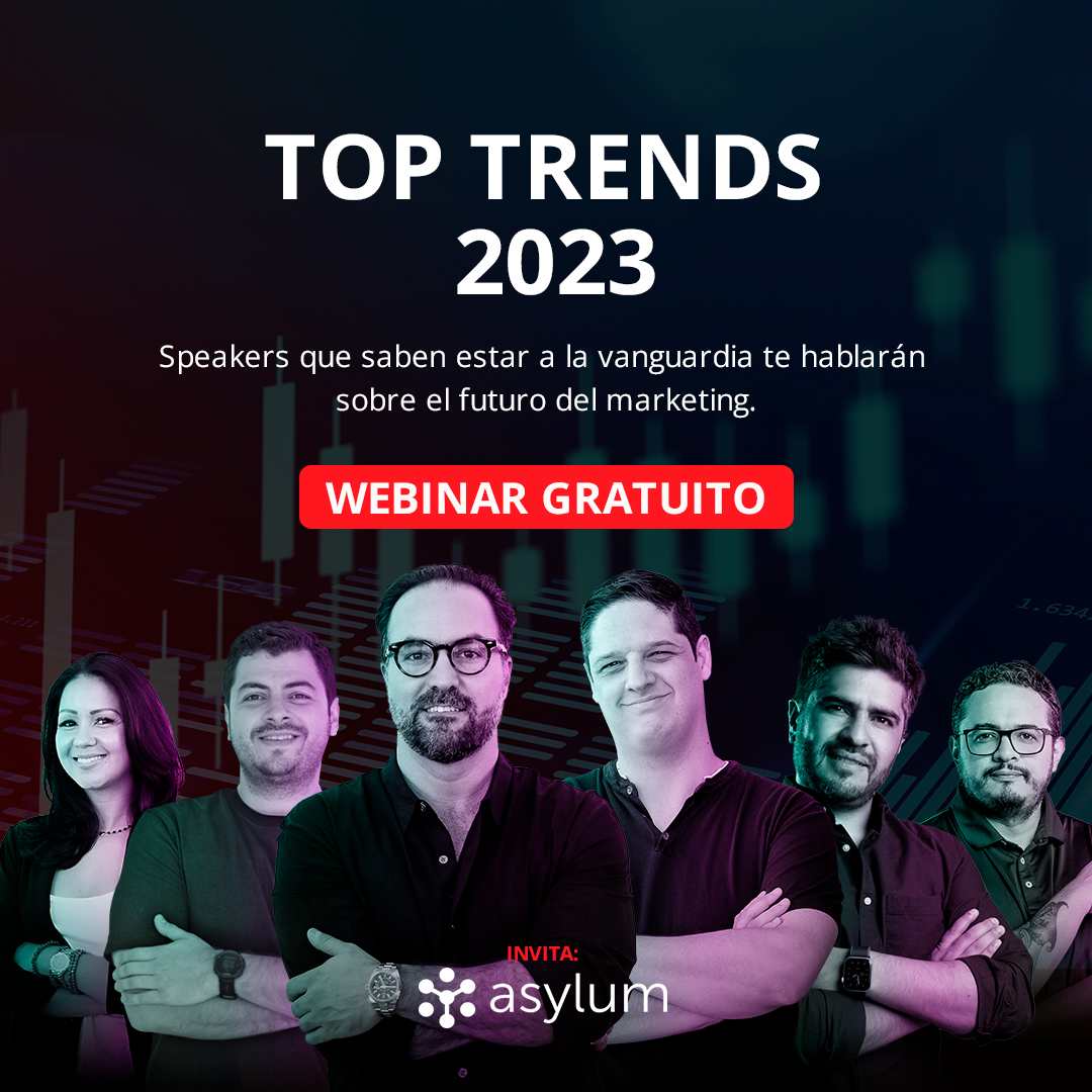 asylummarketing's tweet photo. ¡El webinar que tu estrategia de marca estaba esperando!🚀 Hoy inicia el viaje para descubrir los 15 trends que dominarán la industria del marketing a bordo de toda la tripulación de Asylum 🤯. Regístrate aquí: https://t.co/Vns019ZfQ9 https://t.co/dj90U0hDo1