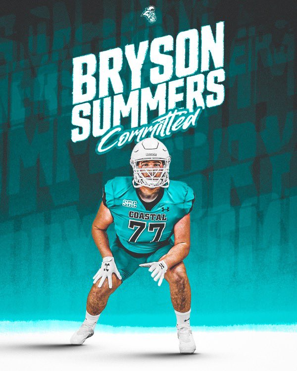 🔒in to Coastal Carolina University! I am thankful for my family and what the Lord holds for my opportunity’s @CoachDWarehime @Coachtimbeck @CoachDieudonne @JUCOFFrenzy @CoastalFootball @BallAtTheBeach
