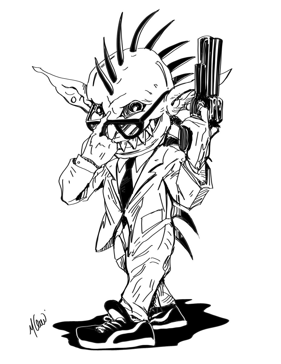 FragginUnicorns's tweet image. Is it still #GOBLINWEEK? Well then, have another #SubversionRPG goblin!

Chucavras are goblin variants native to Central and South Atlantica. They have orange-tinged skin &amp;amp; spines instead of hair.

We love our Goblins
#TTRPG
#GoblinWeek2023