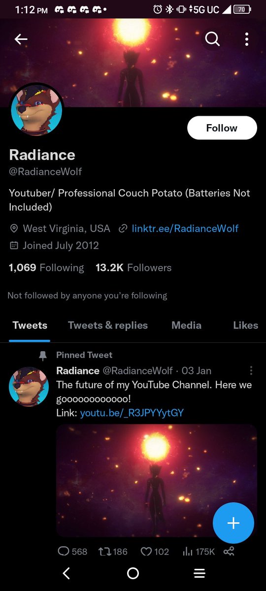GrarrlBrown's tweet photo. I normally don't make these posts and I try to stay out of drama but, Kero the Wolf, a very well known Zoosadist and Zoophile who has done disgusting things to puppies and animal corpses is now a vtuber under the name "Radiance" https://t.co/pMkzROUK8X