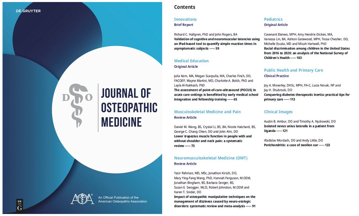 Journal of Osteopathic Medicine tweet media