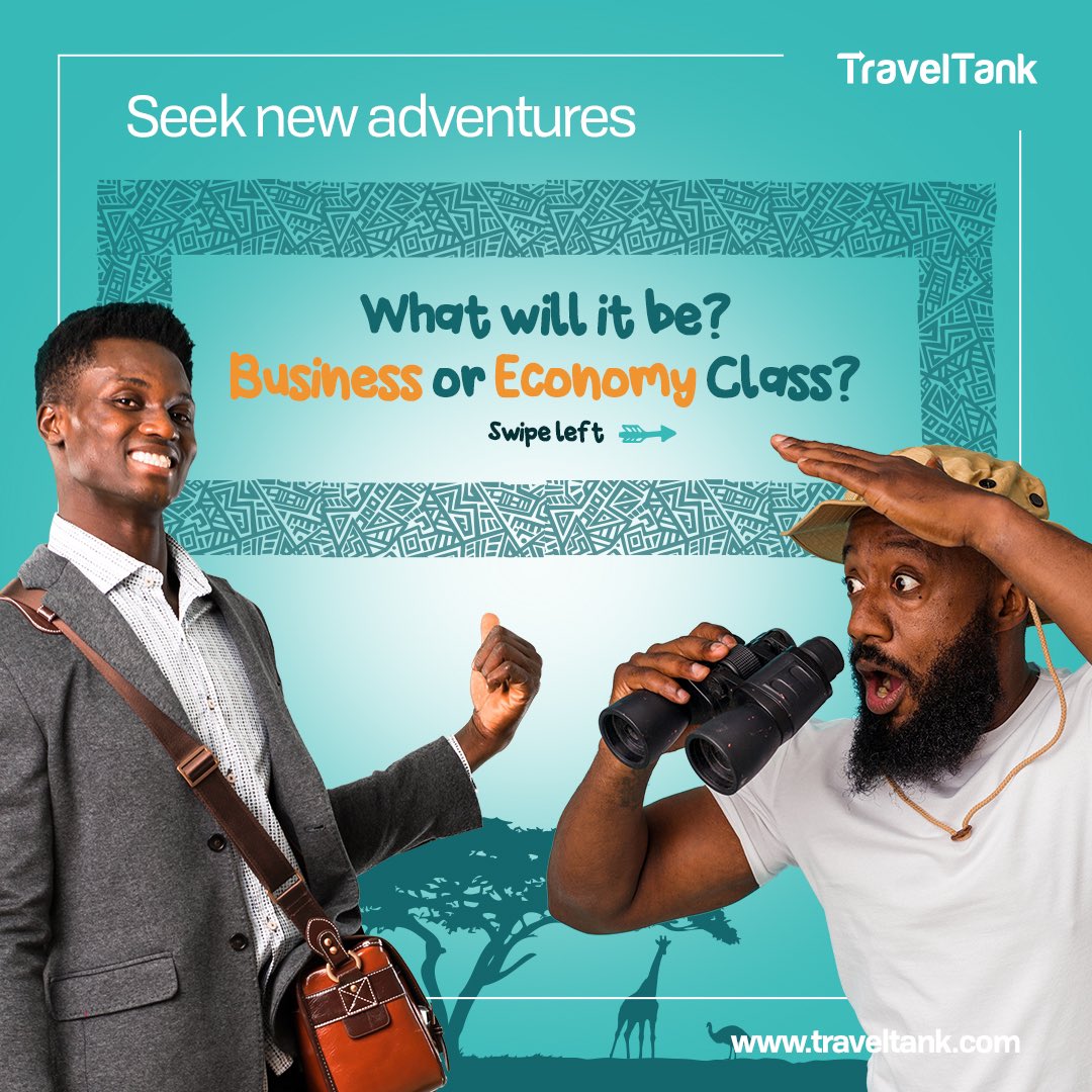 Specially negotiated economy and business class fares to routes including Nairobi, Accra, Johannesburg, Monrovia and Kigali✈️✈️

Don’t see your choice destination? Hit us up on 07000202020 or visit traveltank.com.

#businessclassflyer #businessclassflights #cheapflight