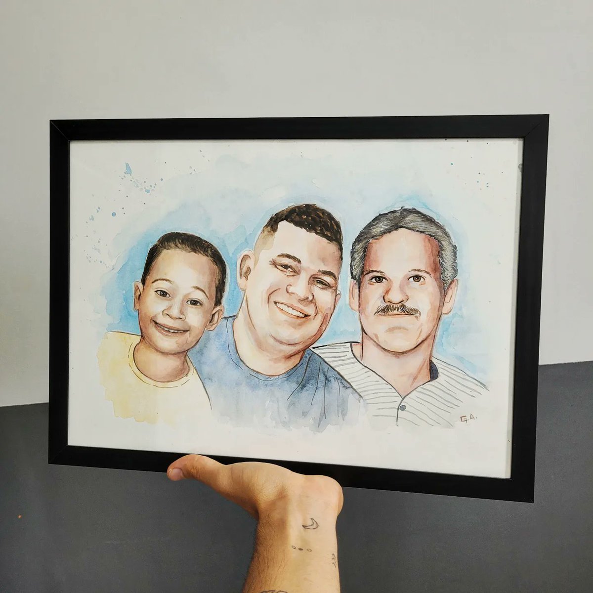 gamaralart's tweet photo. Onde more commission done! ❤️

#art #opencommission #portraitpainting #watercolorart https://t.co/iXYcJTi0S5