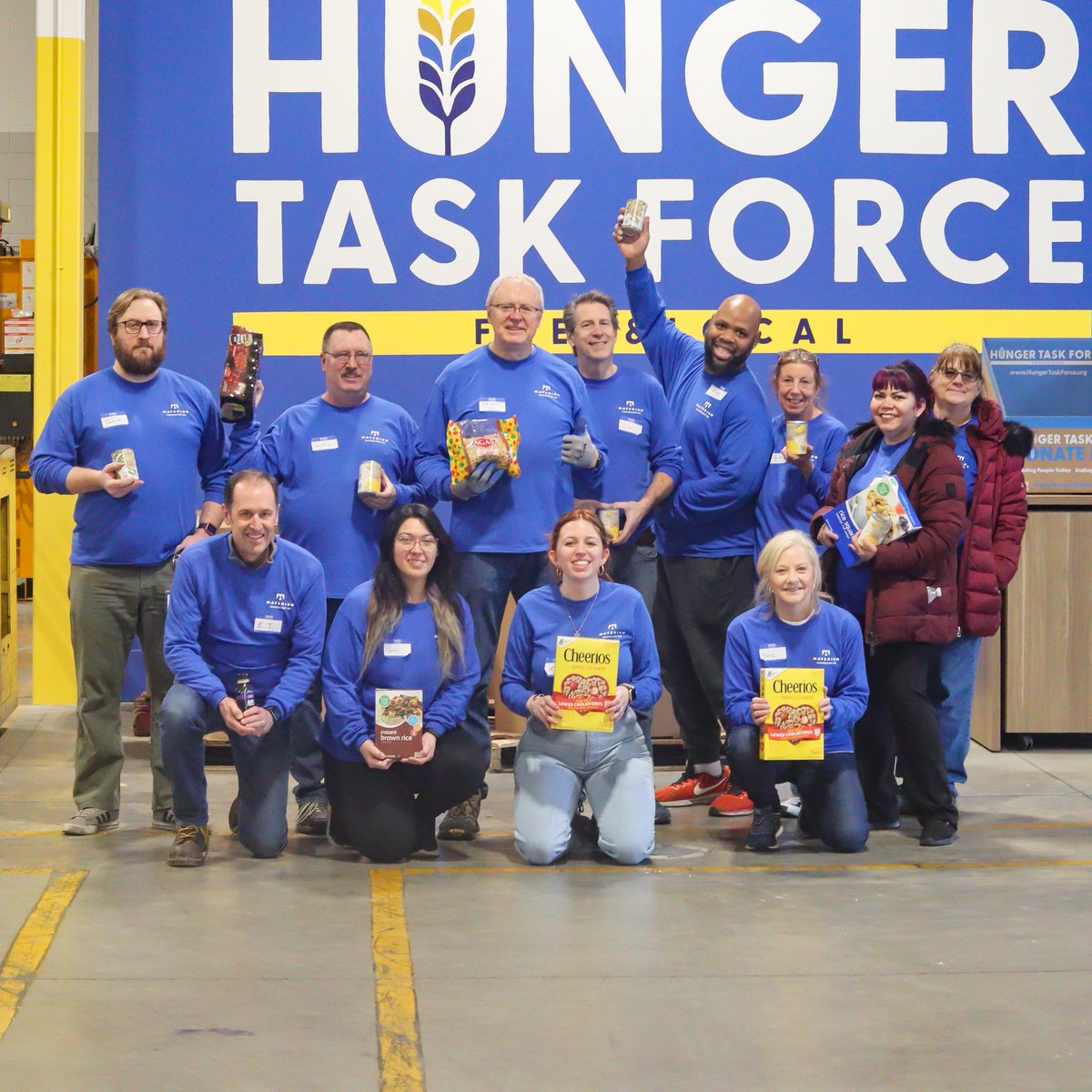 hungertaskforce's tweet photo. We are grateful to our friends at @MaterionCorp for their support – in addition to bringing a team of employees to volunteer and pack nearly 500 #Stockboxes for seniors, Materion hosted a #fooddrive that raised 913 lbs of food for our network of pantries, meal sites and shelters. https://t.co/DFk9wJ3AHF