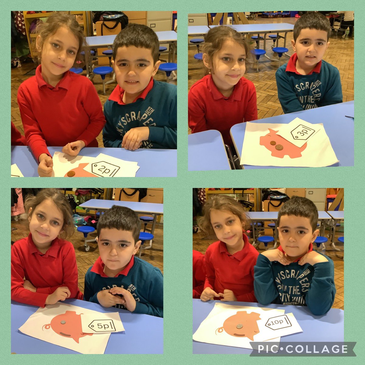 TerraceRoad's tweet photo. #trpsquirrels have worked so hard the last couple of weeks on money in maths! We can now make amounts of different sizes in different ways using a range of coins. Keep practicing at home if you can! #trpeddie #trpnum https://t.co/WK9m9nYT12