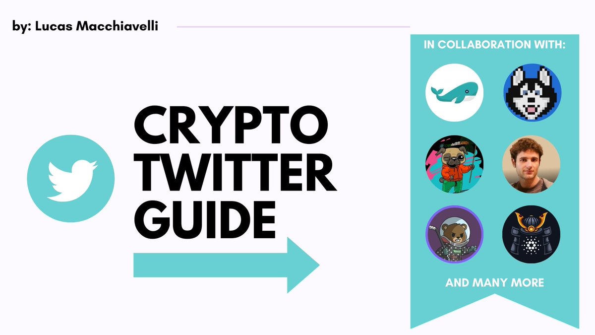 THE GUIDE FOR #CRYPTO TWITTER 📚📈 Here are the strategies use by the  BIGGEST influencers in the community😎 #Cardano🧵👇