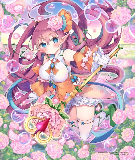 本日ブロッコリー様から発売されましたZ/X -Zillions of enemy X-渾沌竜姫編 未来エターナルアーク にて「ハンブル・マジカル ピオニィ」を描かせていただきました!よろしくお願い致します! #ZX_TCG  