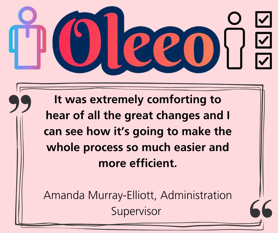 hiowhcareers's tweet image. Oleeo has been live in our trust now since Nov 2022. We have provided many members of staff with training on how to use the system, to ensure that the introduction has been a smooth process, as shown by Amanda&apos;s feedback!

#oleeo #recruitment #recruitmentsystem #positivechanges