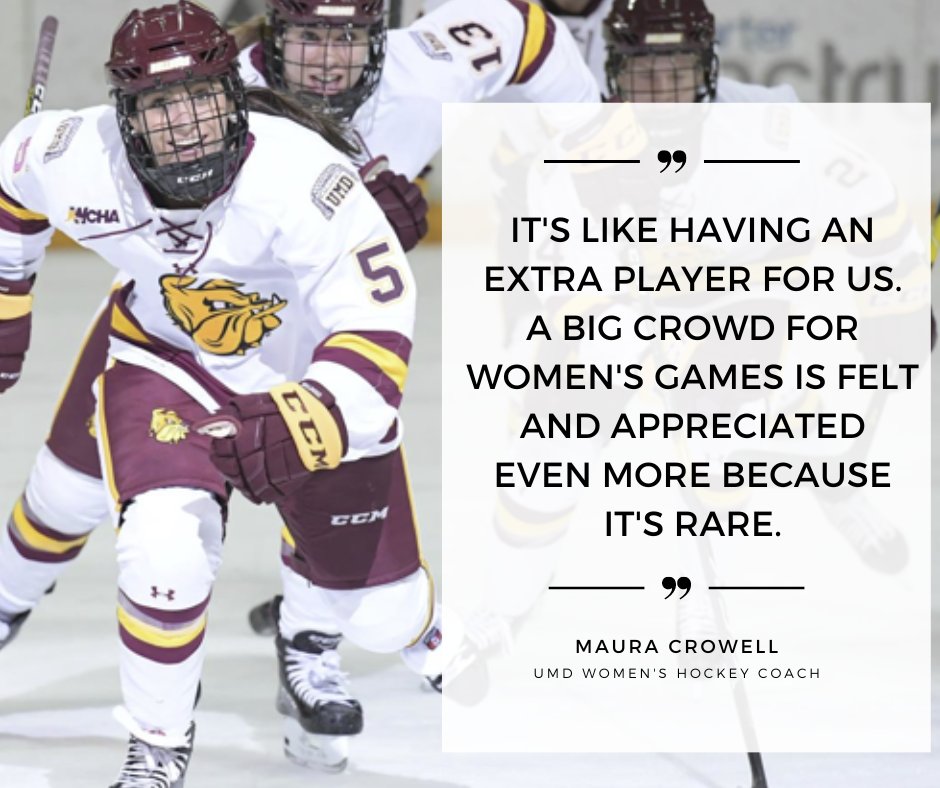 When there's people and energy in the building, it hits different for <a href="/UMDWHockey/">UMD Women's Hockey</a> 🏒🥅

Bring the kids for our pre-game concourse races, then stay for a HUGE game against in-state rival Minnesota.

Details &amp; registration information --- shorturl.at/DIM16