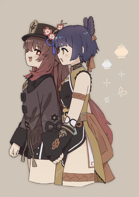 胡桃&amp;香菱 