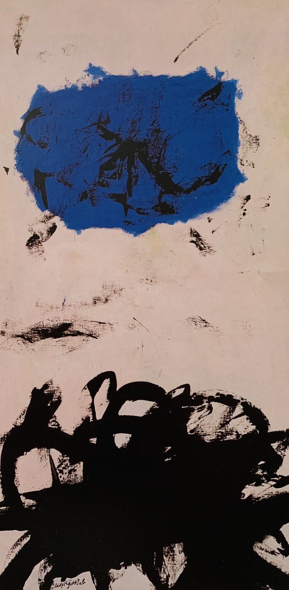 painterseleven's tweet photo. #AdolphGottlieb “Pink Blue and Black” 1957 -First generation #AbstractExpressionist #NYC https://t.co/7Gi1hzOIpx