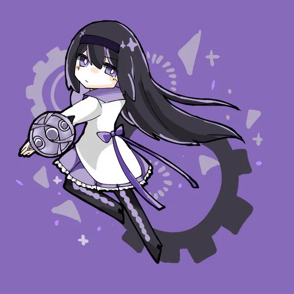暁美ほむら(まどマギ)生き様がかっこいい。戦闘もかっこいい。三つ編みもロングもかわいい。三つ編みほむらちゃん描くなんだか楽しいんですよね…一回描くと何度も書きたくなる。というか個人的にすごく描きやすい。何かに対して一途な姿がかっこいい。いつだって前の自分よりも強くありたい。 