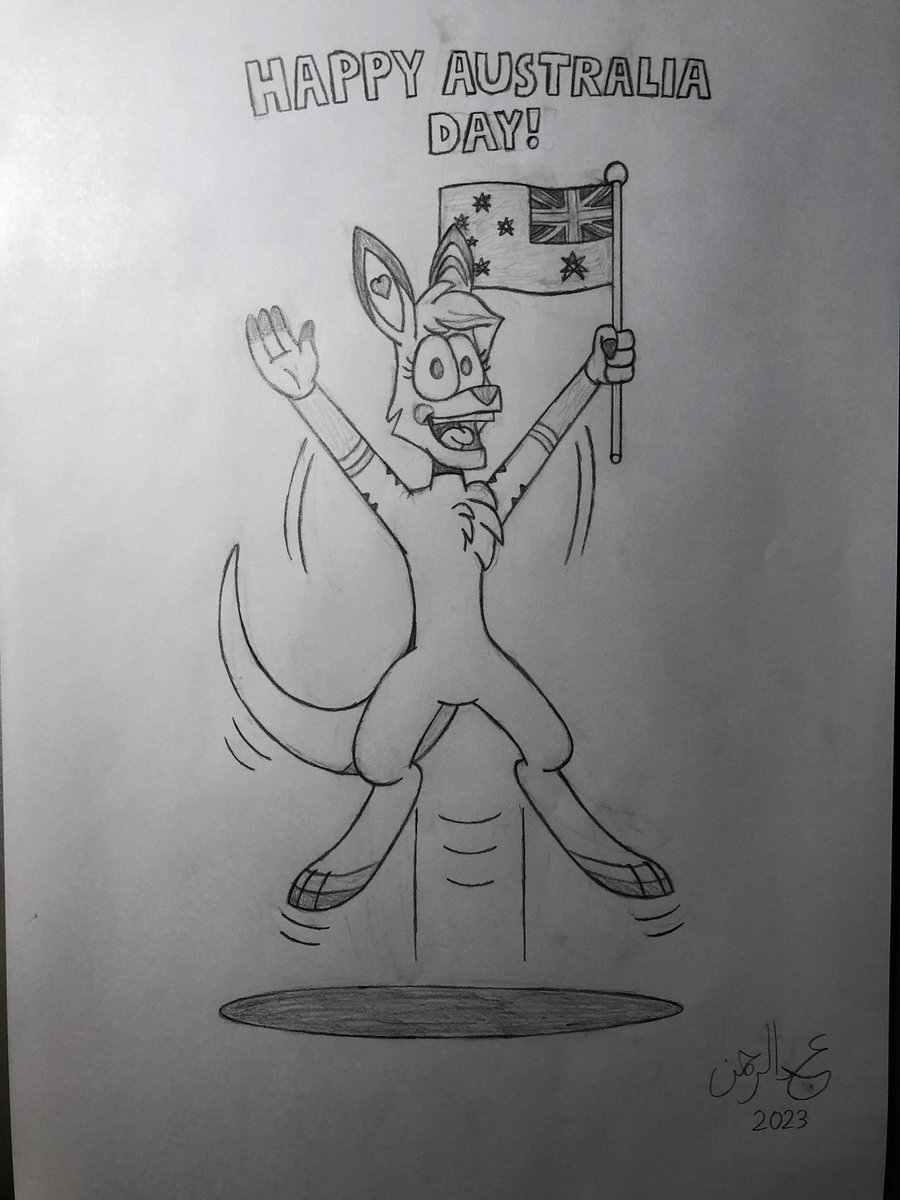 MusicToasted's tweet photo. Happy Australia Day! (2023) 
Kayla belongs to @VivziePop
#australiaday #australiaday2023 #zoophobia #zoophobiakayla #zoophobiafanart #badluckjack #vivziepop #furry #furryart #anthro #anthroart #art #myart #pencilart  #traditionalart #musictoasted https://t.co/fxdVGVpwSo