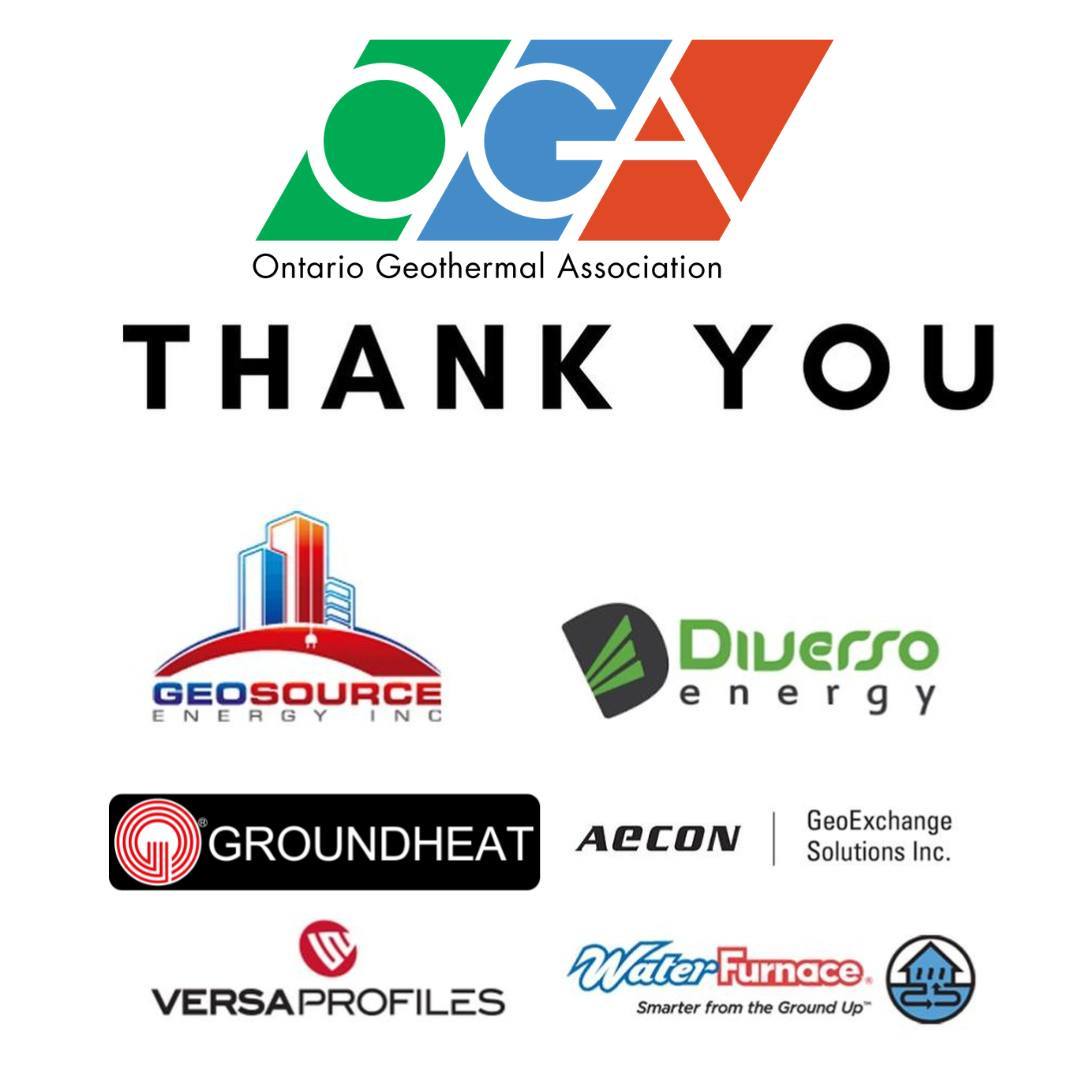 OGACanada's tweet photo. We at the Ontario Geothermal Association want to thank these wonderful companies:
- Geosource Energy Inc
- Diverso Energy
- GroundHeat
- Aecon group inc
- Versaprofiles
- Eden Energy Equipment, Water Furnace

https://t.co/fht4MWezgr
#Geosource #Diverso #Aecon #Versaprofiles https://t.co/3BkS94vWNf