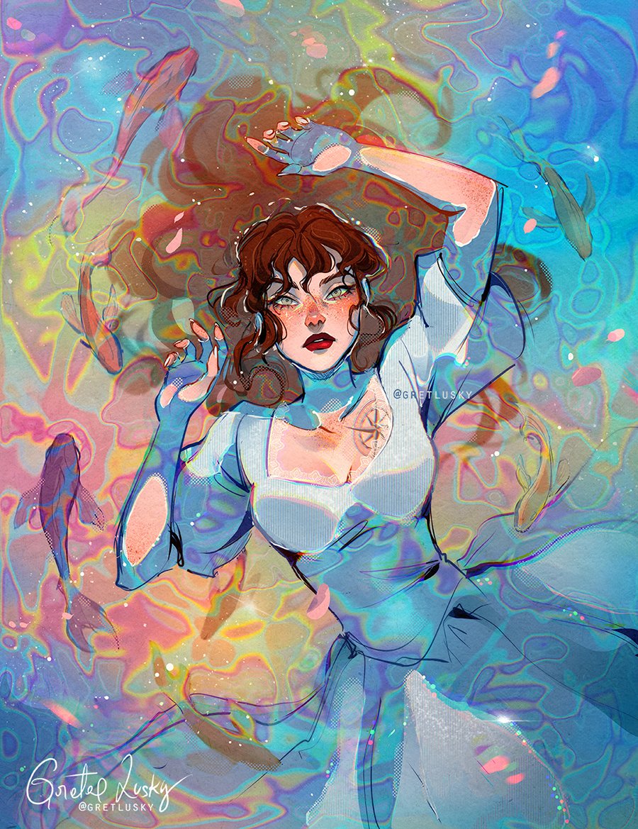 Gretlusky's tweet photo. the artist// the art https://t.co/Zc8ZGr9l38