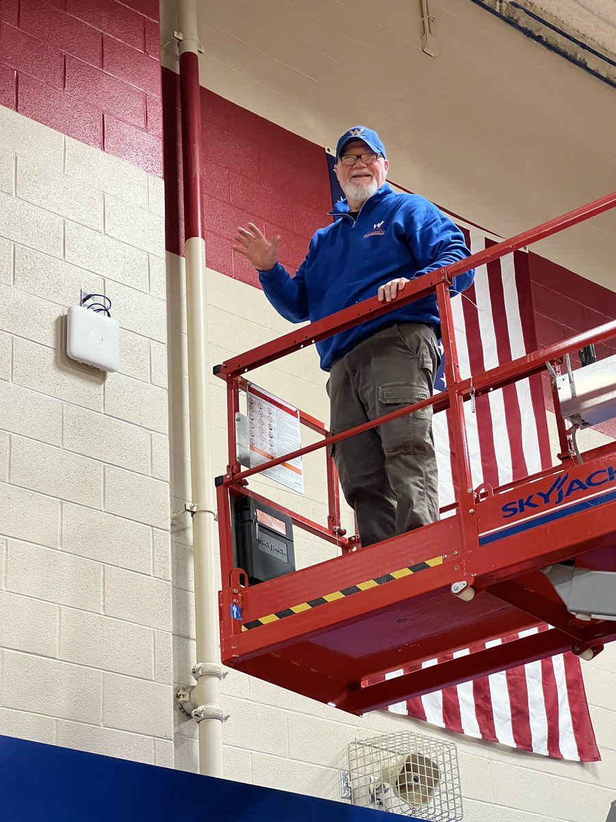 Wayne Stevens (@waynestevens1) on Twitter photo When you’re the DTC, you take advantage of any day without students in the buildings to enhance Wi-Fi. <a href="/WCPSCommanders/">WashingtonCo.Schools</a> #WCPride When you’re the DTC, you take advantage of any day without students in the buildings to enhance Wi-Fi. <a href="/WCPSCommanders/">WashingtonCo.Schools</a> #WCPride