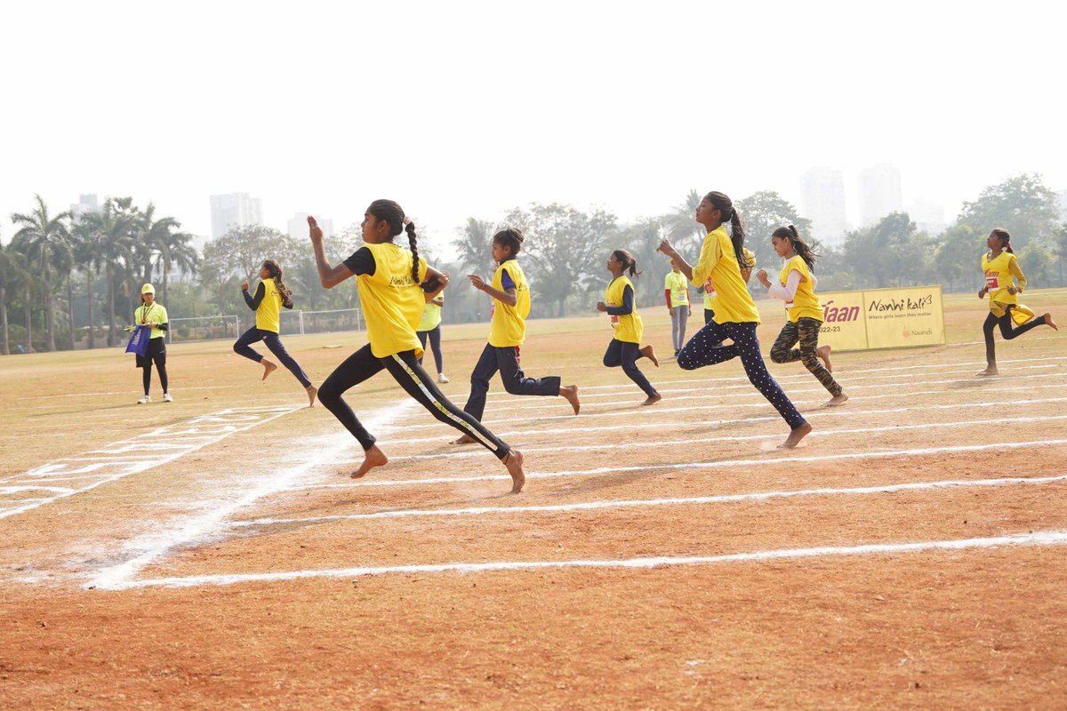 manoj_naandi's tweet photo. These are from just concluded #ToofanGames where 29,000 girls @NanhiKali competed from across India.
Most were -
first generation learners
&
first generation runners.
Pl ๐ an army of young girls from @naandi_india led by international coach @gnwLisa who made this happen. https://t.co/vTdHFFI5Ma