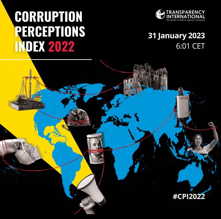 anlctiniger's tweet photo. L'indice de perception de la corruption de cette année mettra en évidence le lien entre la corruption, les conflits et la sécurité.  Restez à l'écoute!  Les résultats seront publiés la semaine prochaine, le 31 janvier.  #IPC2022 https://t.co/cGyFFwzGXC