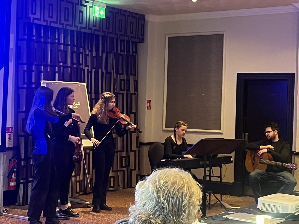 Fantastic to hear past Plockton Music School pupils and now <a href="/RCStweets/">Royal Conservatoire of Scotland</a> students perform and talk about their musical experiences - HITS conference 2023.