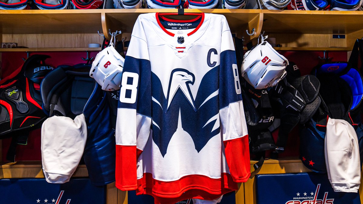 Capitals's tweet photo. Debuting the Weagle on the front of our jerseys in a BIG way

#ALLCAPS | #StadiumSeries https://t.co/nEG5I4Vvs6