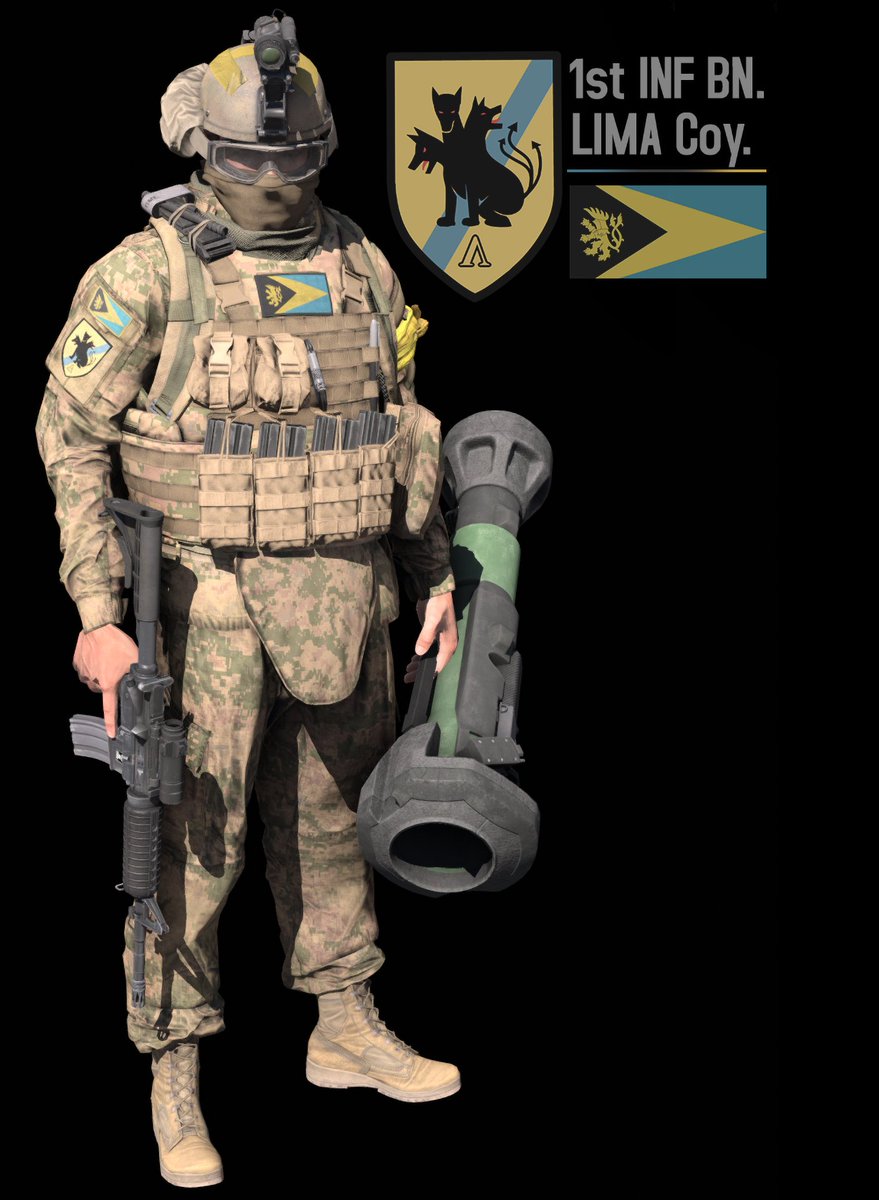 LIMA Company (Mechanized Infantry) of the 1st (Formerly AAF, now FIA) Infantry Battalion.
#Arma3