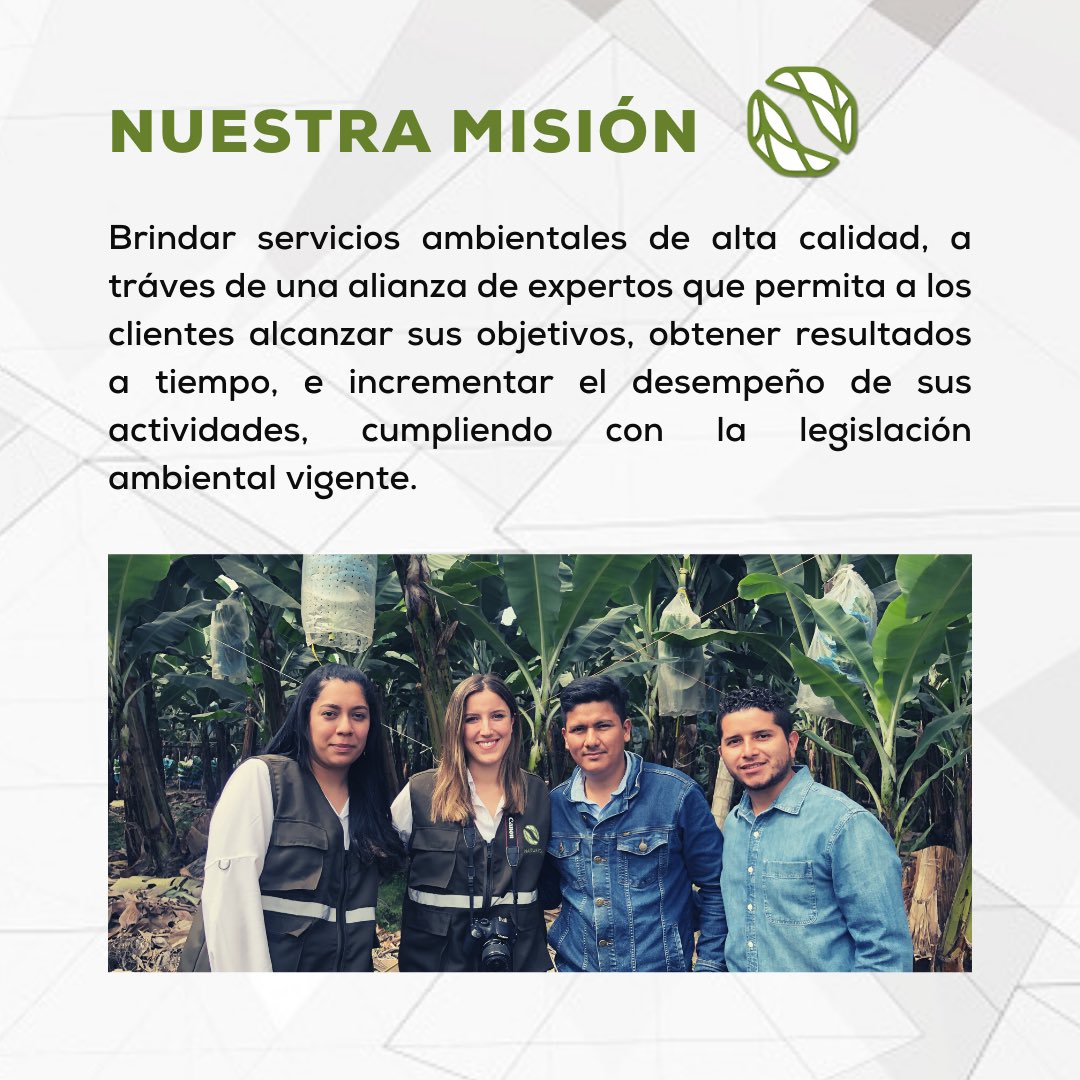 natureza_ec's tweet photo. Somos una consultora ambiental, con la misión de brindar servicios de alta calidad, que beneficien tanto a nuestros clientes como al planeta 🌍

Si te interesa, o necesitas de alguno de estos servicios, no dudes en contactarnos 📲

#natureza #consultoriaambiental #MedioAmbiente https://t.co/3FhvD1hdj3