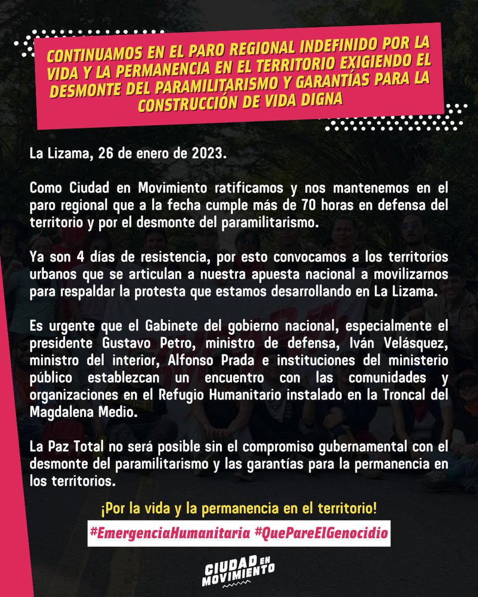 williamvilleg27's tweet photo. #QuePareElGenocidio
#EmergenciaHumanitaria https://t.co/HC5pQGx07I