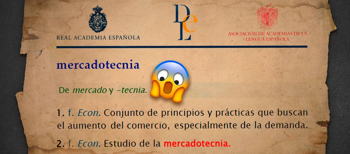 Por ello, hacemos un pedido a la <a href="/RAEinforma/">RAE</a>, para que sume una acepción más al #marketing.

☕️bit.ly/RAEtw [Compártanlo🙌]

Porque aunque su foco final sea comercializar, ya no será posible si no se considera a la #sociedad, y no se crea #valor. 
(5/5) #DudaRAE