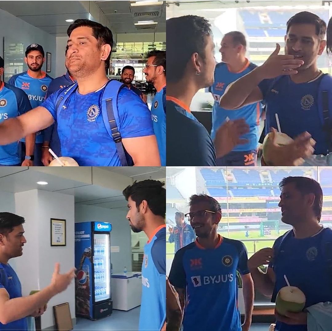 CricSamraj's tweet image. Special class from the Master #Ranchi #MSDhoni #homeground