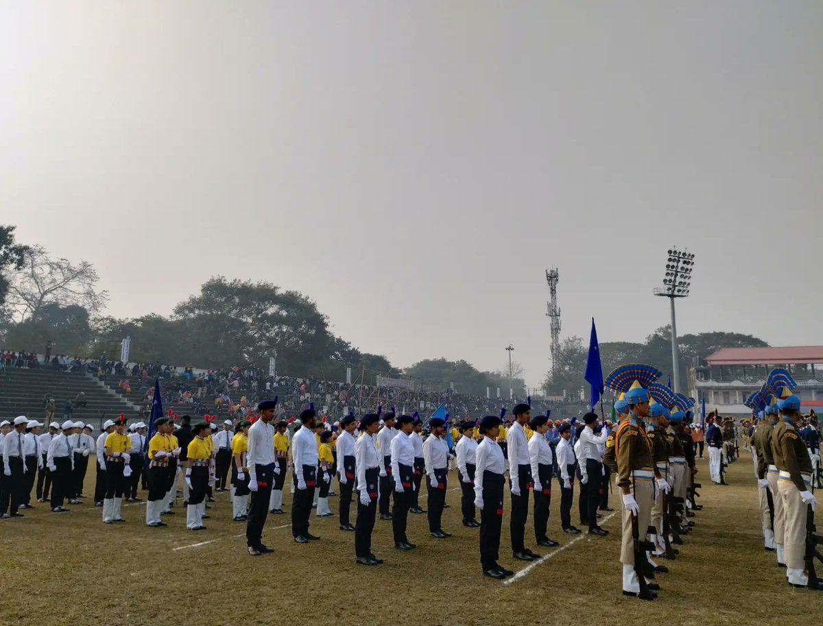 ChayanikaBora7's tweet photo. Heartfelt congratulations to the entire team of @NSSNCA1 for securing 🥇 position and also getting best platoon commander award in the 74th Republic Day parade (Non-uniform category).
@_NSSIndia @nss_rdguwahati @YASMinistry @Anurag_Office @DIPAKKU93471047 https://t.co/szlqYrgXe3
