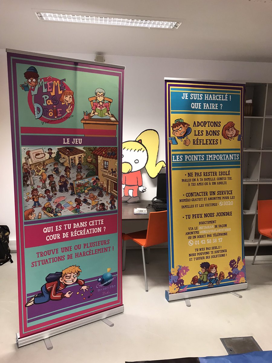 La Mgen en partenariat avec #FIBD2023 #Angouleme venez découvrir les 2 ateliers « on s’engage contre le harcèlement scolaire »@groupe_mgen <a href="/Groupe_VYV/">Groupe VYV</a> #harcelement @universartsstudio