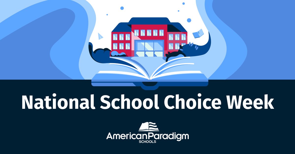 ParadigmSchools's tweet image. School choice can give students their best chance of attending college. At American Paradigm Schools, our vision is world class schools in diverse communities. On National School Choice Week, share why you choose charter. 📚🍎

#PACharters #MyChildMyChoice #PCPCS